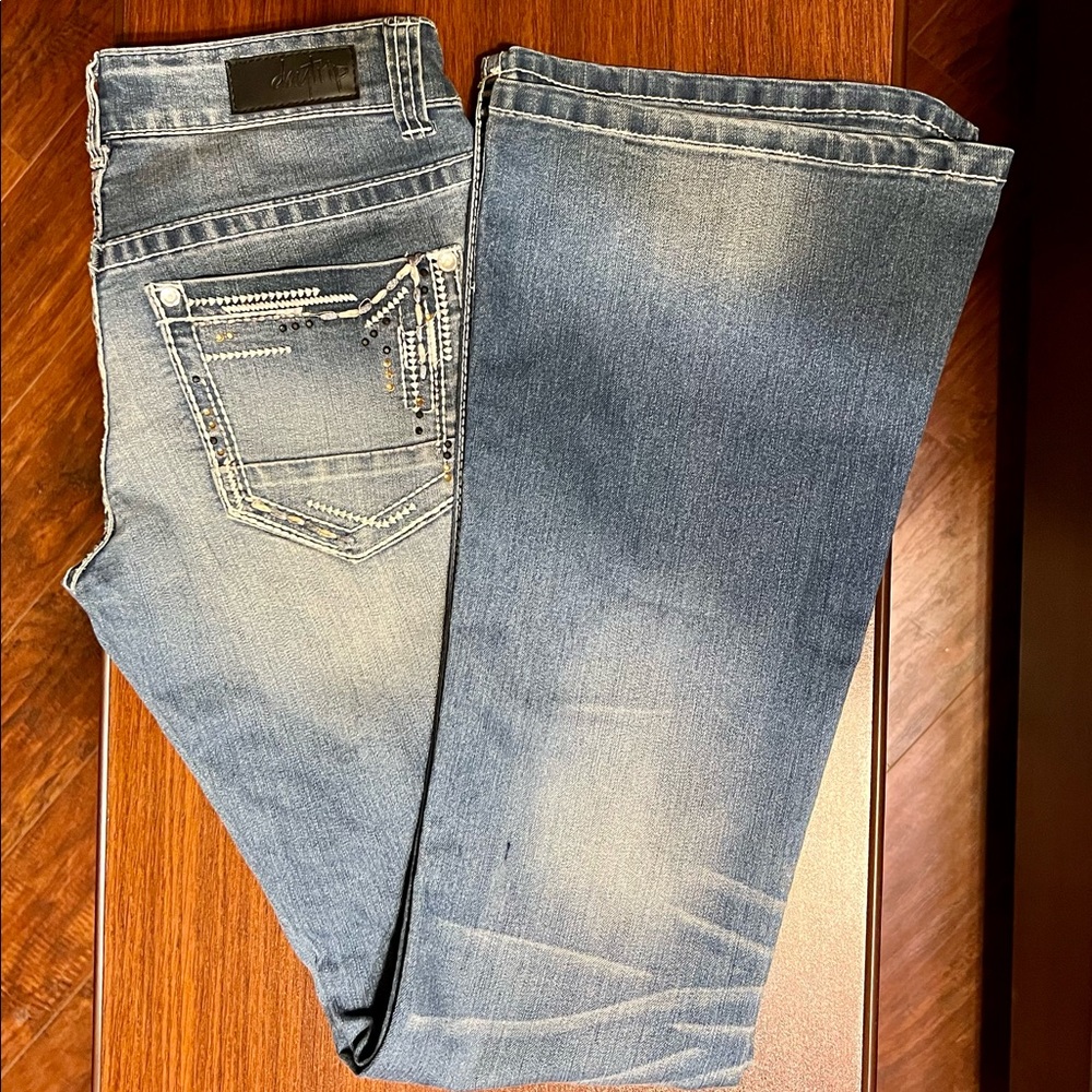Women’s Buckle Daytrip Aquarius Kick Flare Jeans size 25R